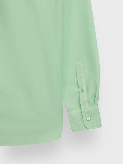 CAMISA OXFORD DYE TIE COLLAR VERDE
