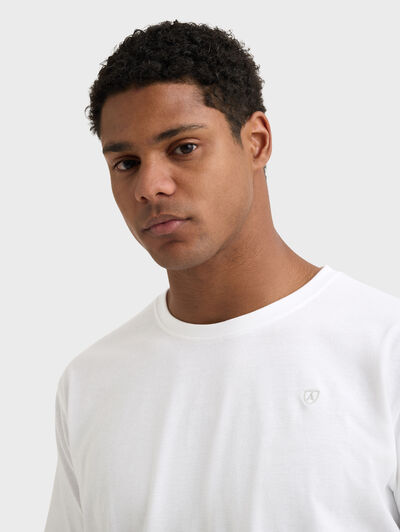 CAMISETA MELANGE BLANCO