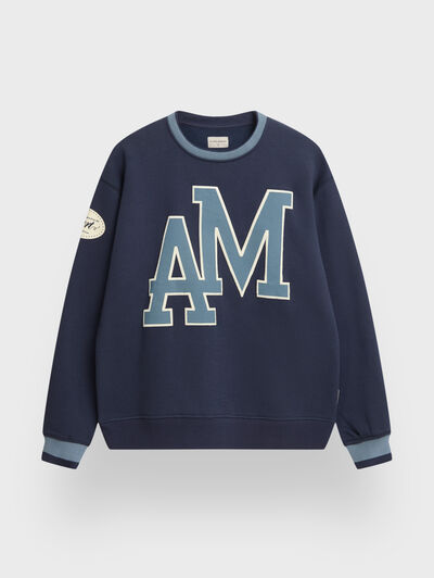 SUDADERA START AZUL MARINO