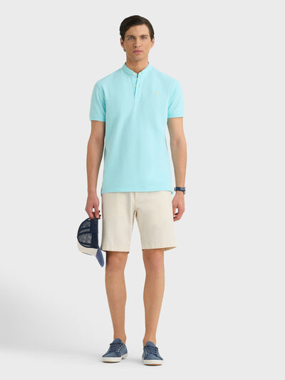 POLO MAO TRENDY TURQUESA