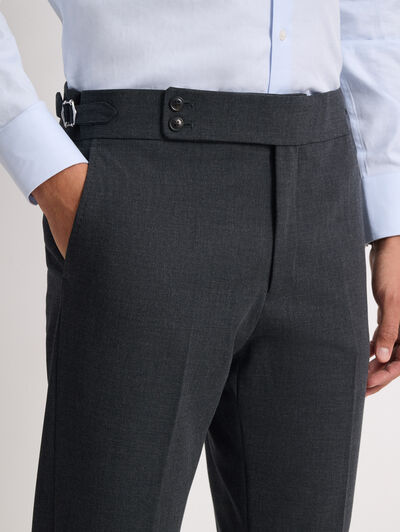PANTALON GURKHA GRIS