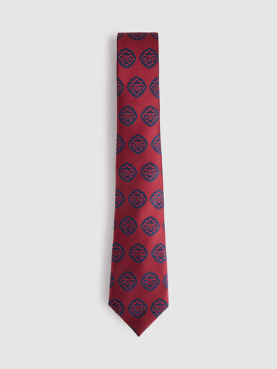 CORBATA JACQUARD MF ROJO