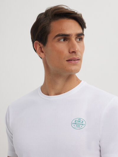 CAMISETA LONGBOARD BLANCO