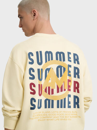 SUDADERA SUMMER BEIGE