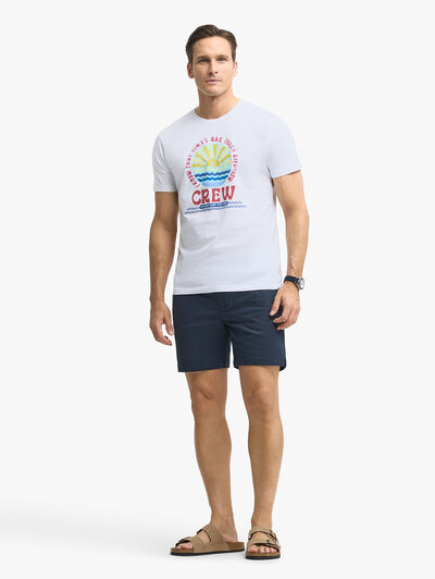 CAMISETA CREW BLANCO