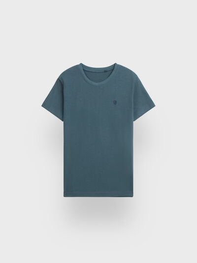 CAMISETA BASICA KIDS AZUL