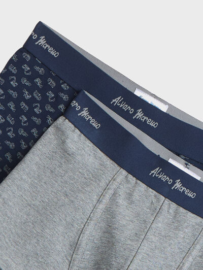 BOXER FANTASY KIDS AZUL MARINO