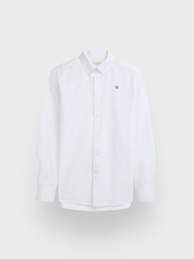 CAMISA OXFORD SOLID BLANCO