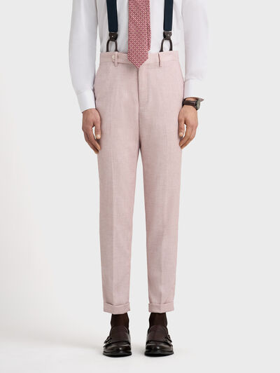 PANTALON CAPO ESTRUCTURA ROSA