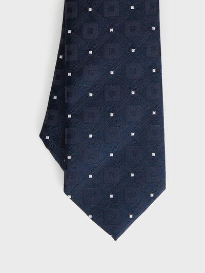 CORBATA JACQUARD MF KIDS AZUL MARINO