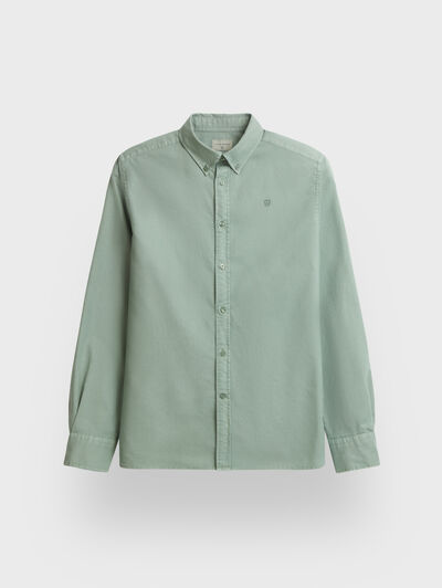 CAMISA OXFORD DYE VERDE