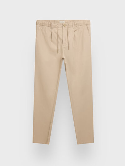 PANTALON LINO BEIGE