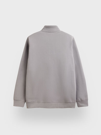 SUDADERA CONTRAST GRIS