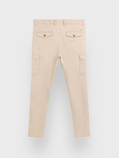 PANTALON CARGO BEIGE