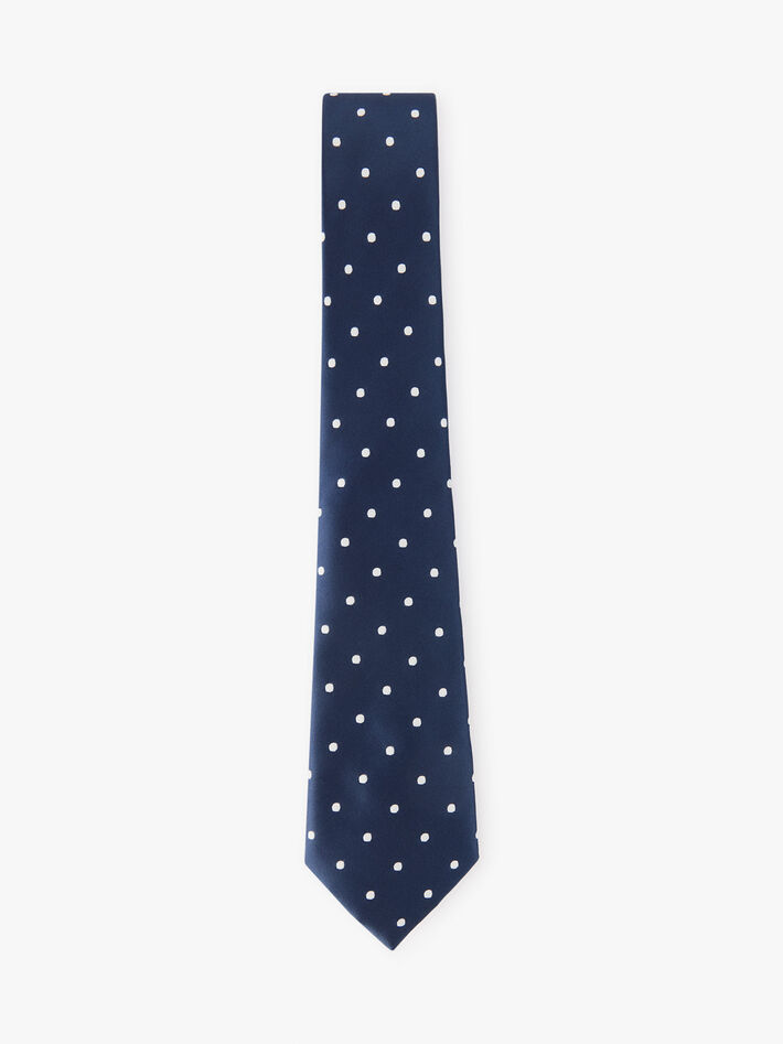 CORBATA JACQUARD MF AZUL MARINO