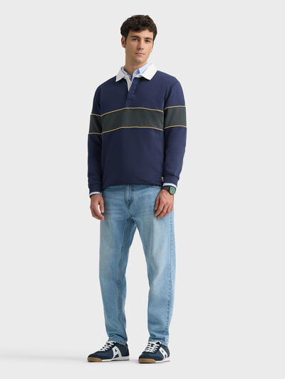 PANTALON DENIM RELAXED FIT CELESTE