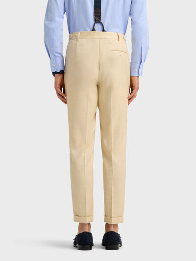 PANTALON CAPO ESTRUCTURA AMARILLO