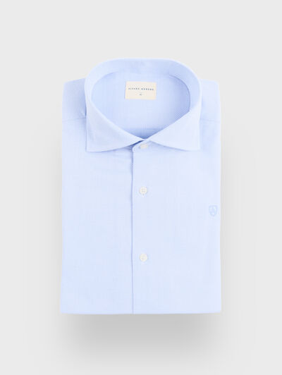 CAMISA PIQUE AMSTERDAM CELESTE