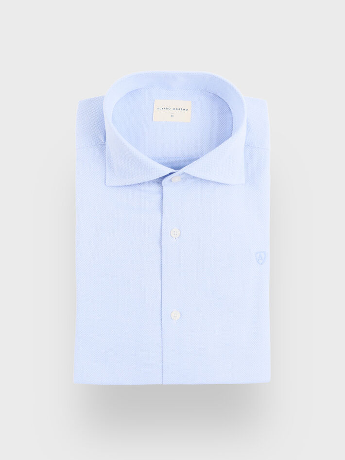 CAMISA PIQUE AMSTERDAM CELESTE