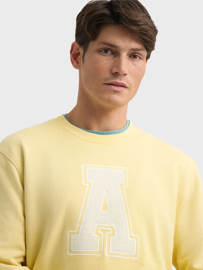 SUDADERA COLLEGE AMARILLO
