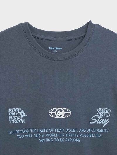 CAMISETA POTENTIAL KIDS AZUL MARINO