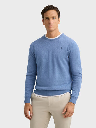 JERSEY ROUND NECK TRENDY CELESTE