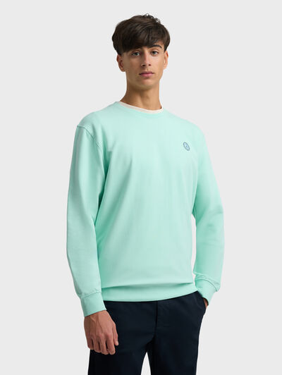 SUDADERA BASIC SPRING VERDE