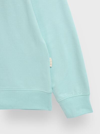 SUDADERA BASIC FANCY VERDE AGUA