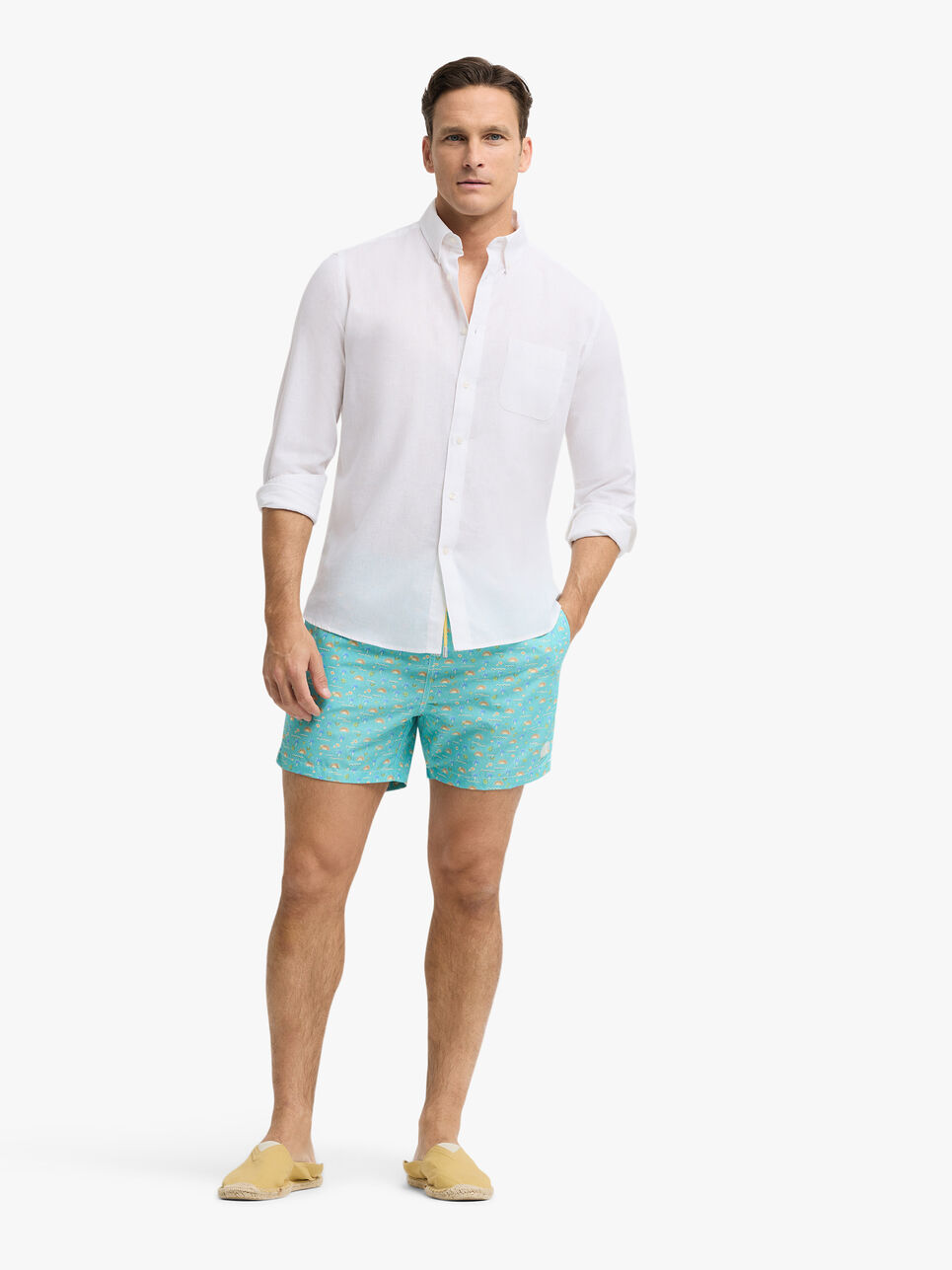 CAMISA LINO BOLSILLO