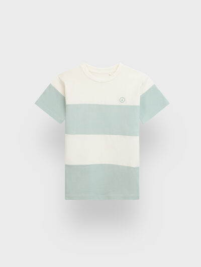 CAMISETA STRIPES KIDS VERDE