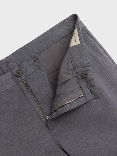 PANTALON CARGO FRANELA GRIS