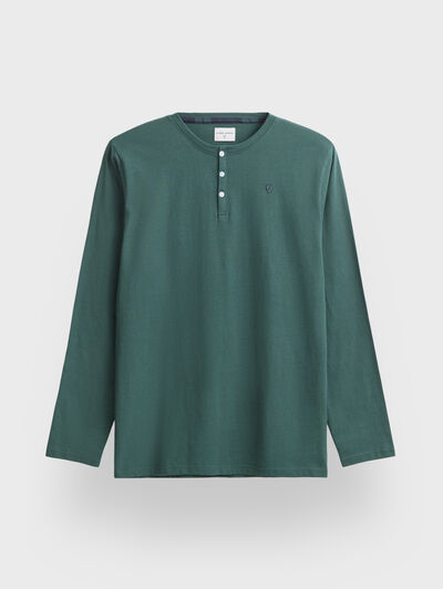 PIJAMA FRANELA CUADROS VERDE