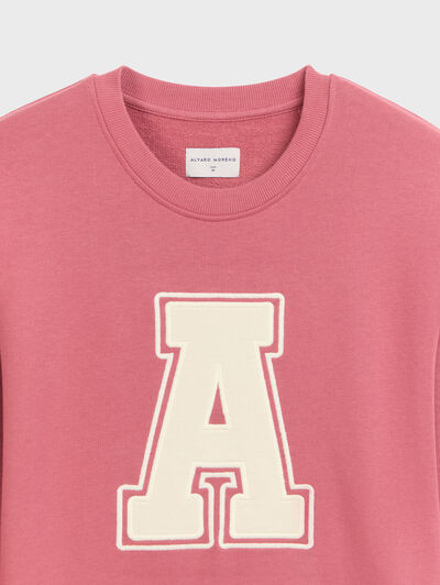 SUDADERA COLLEGE ROJO