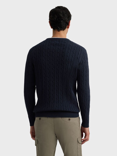 JERSEY OLD MONEY AZUL MARINO