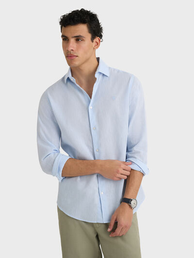 CAMISA LINO ALEX CELESTE