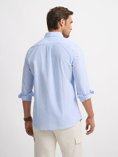 CAMISA OXFORD COMBO AZUL