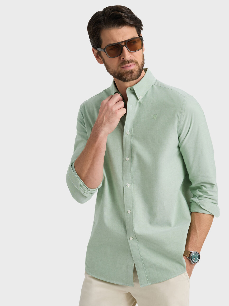 CAMISA OXFORD SOLID
