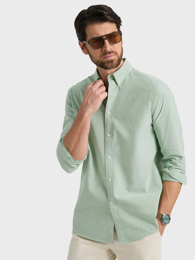 CAMISA OXFORD SOLID VERDE