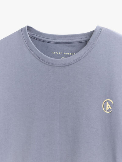 CAMISETA LOGO AZUL