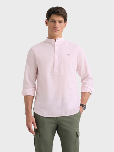 POLERA LINO MAO ROSA