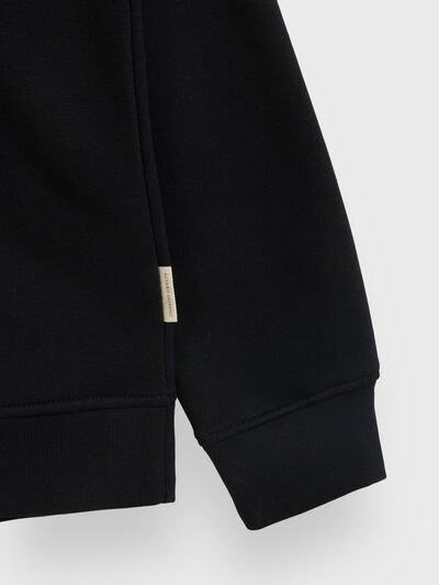 SUDADERA BASICA NEGRO