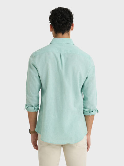 CAMISA LINO ALEX VERDE