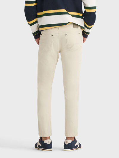 PANTALON 5 BOLSILLOS CRUDO