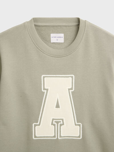 SUDADERA COLLEGE VERDE