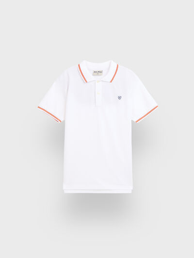 POLO FLAG KIDS BLANCO