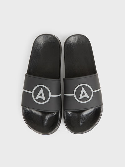 CHANCLAS LOGO NEGRO