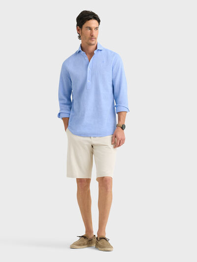 POLERA LINO JACK AZUL