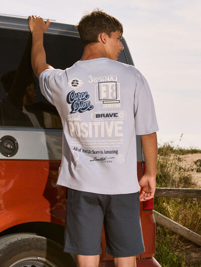 CAMISETA BRAVE AZUL
