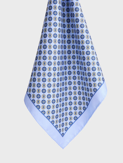 PA&Ntilde;UELO PRINTED CELESTE