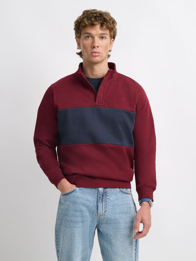 SUDADERA BRAXTON BURDEOS